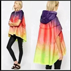 Nike Sunset windbreaker poncho Jacket Size M/L